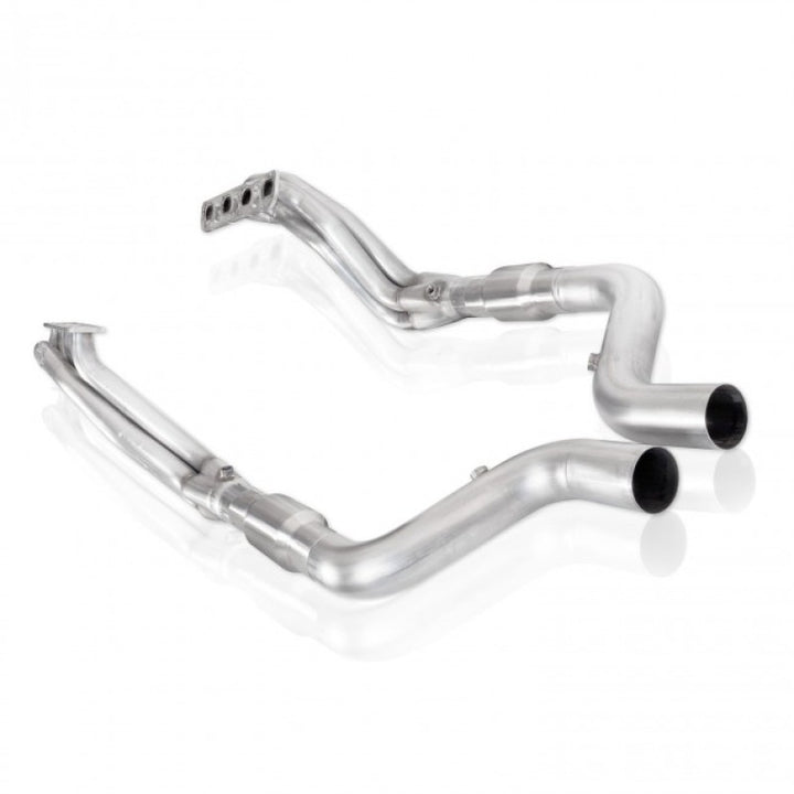 Stainless Works 2015-18 Hemi Headers 2in Primaries 3in High-Flow Cats - Bull Strap