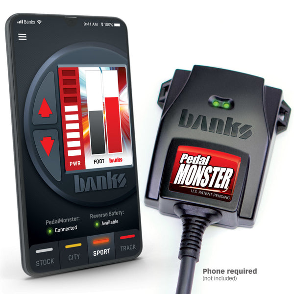 Banks Power Pedal Monster Throttle Sensitivity Booster (Standalone) - 07.5-19 GM 2500/3500 - Bull Strap