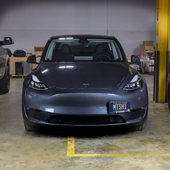 Mishimoto 2020+ Tesla Model Y License Plate Relocation Kit - Bull Strap