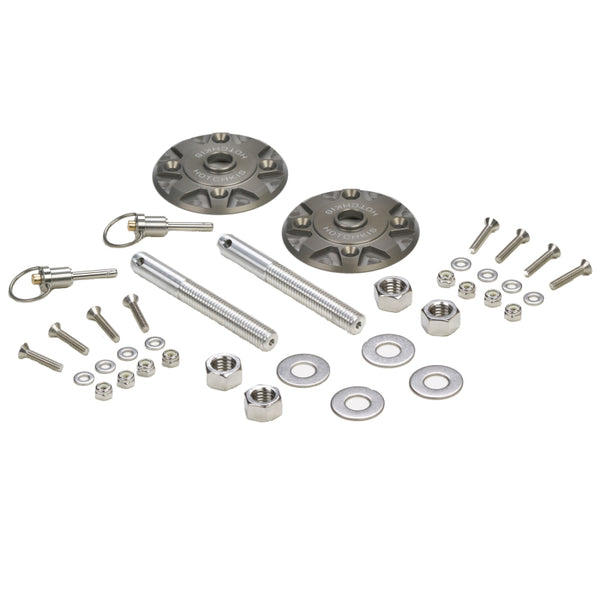 Hotchkis Universal Hood Pin Kit - Bull Strap