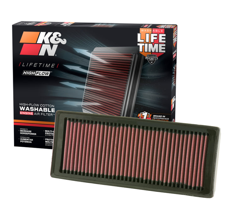 K&N Audi A4 1.8L Drop In Air Filter - Bull Strap