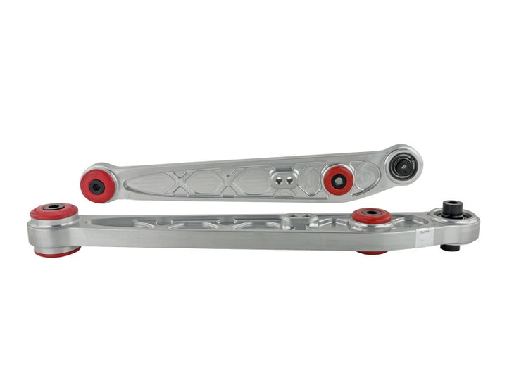 Skunk2 Honda/Acura EK Alpha Series Rear Lower Control Arm Set - Clear - Bull Strap