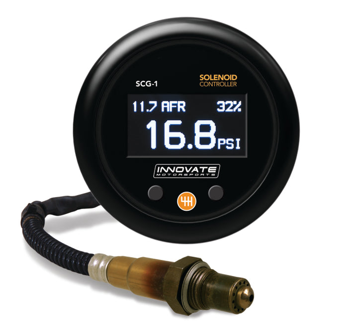 Innovate SCG-1 Solenoid inBoostin Controller & Wideband Gauge Kit - Bull Strap