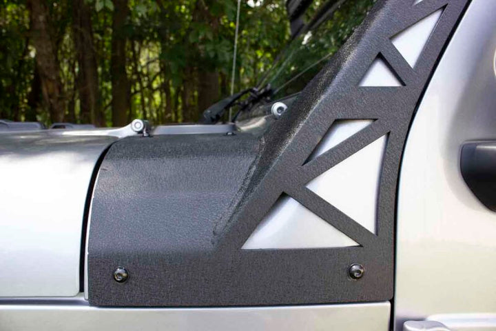 Fishbone Offroad 2018+ Jeep Wrangler JL Windshield Light Bracket - Bull Strap