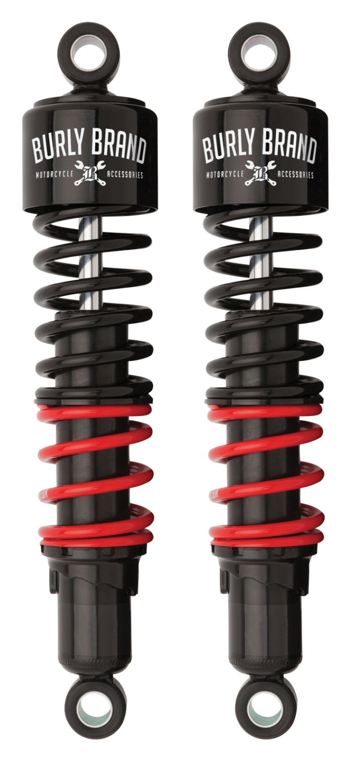 Burly Brand Stiletto Shocks 13.0in - Black - Bull Strap