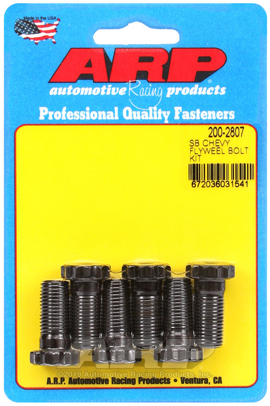 ARP 1987+ Chevrolet Small Block Rear Seal Flywheel Bolt Kit - 6 Pieces - Bull Strap
