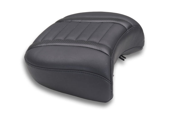 Mustang 23-25 Harley CVO Rd Glide Std, Str Glide and Rd Glide, Deluxe Touring Wide Passenger Black - Bull Strap