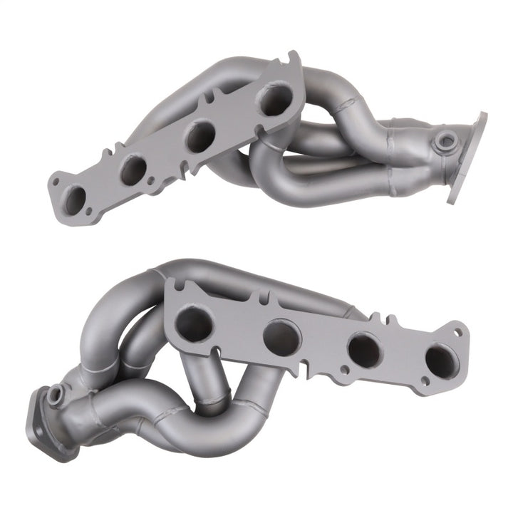 BBK 11-14 Mustang GT Shorty Tuned Length Exhaust Headers - 1-5/8 Titanium - Bull Strap