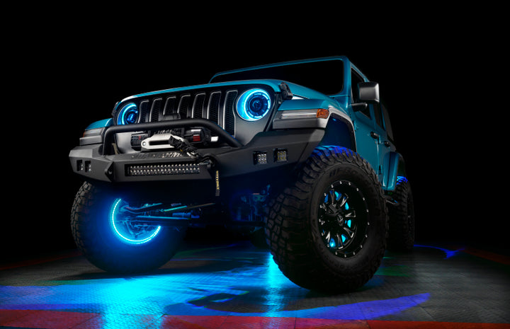Oracle Bluetooth + RF Underbody Rock Light Kit - 8 PCS - ColorSHIFT - Bull Strap