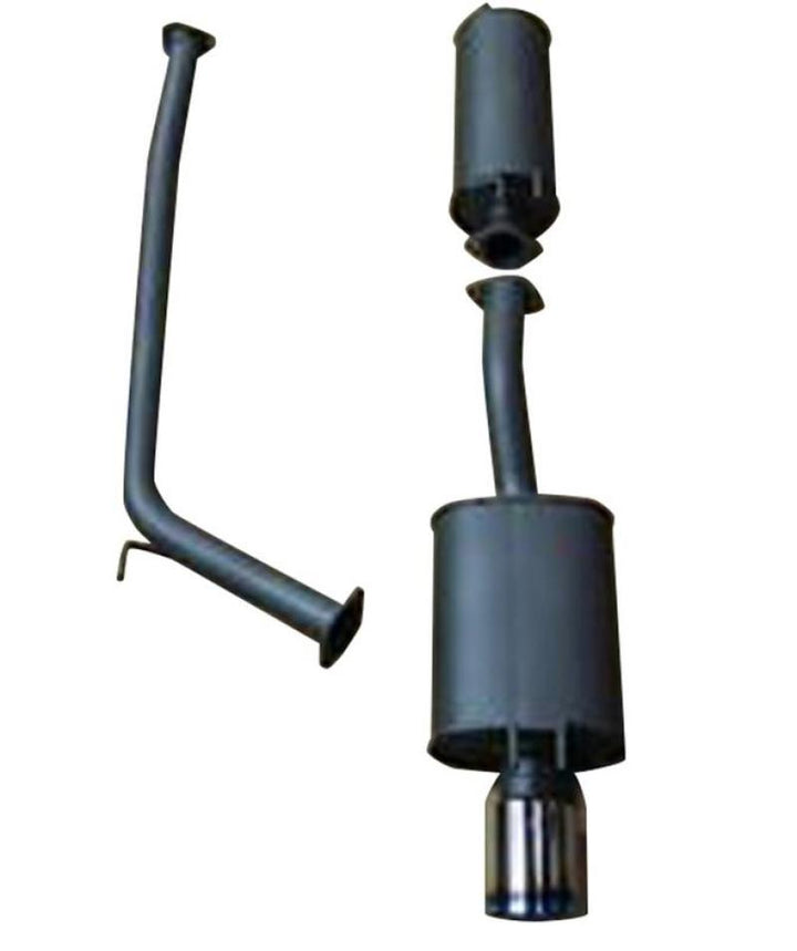 HKS 07-09 Civic Si Sedan Sport Exhaust Ti Tips - Bull Strap