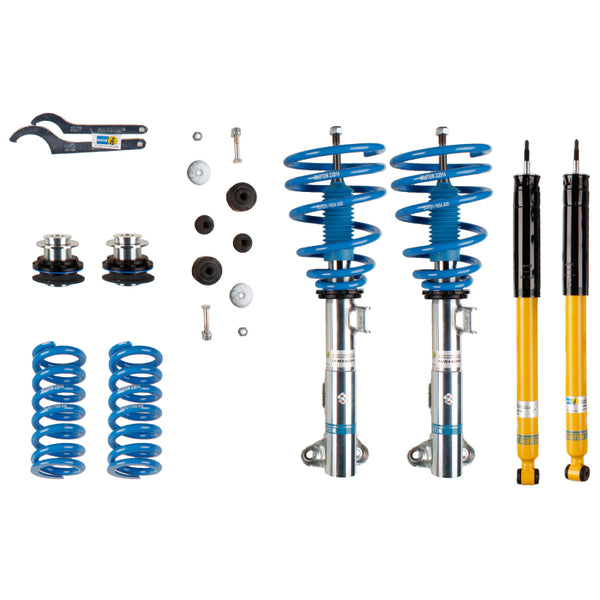 Bilstein B14 2002 Mercedes-Benz C230 Kompressor Front and Rear Suspension Kit - Bull Strap