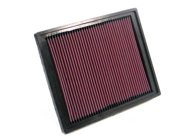 K&N 04-06 Saab 9-3 2.0L/2.3L/2.5L Drop In Air Filter - Bull Strap