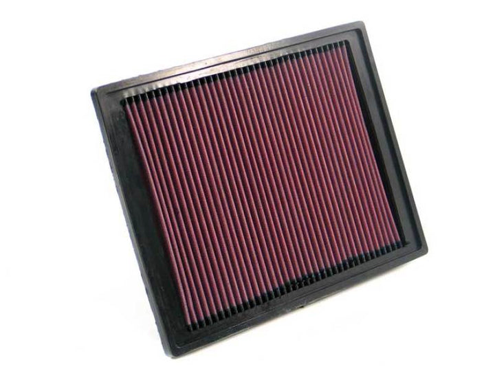 K&N 04-06 Saab 9-3 2.0L/2.3L/2.5L Drop In Air Filter - Bull Strap