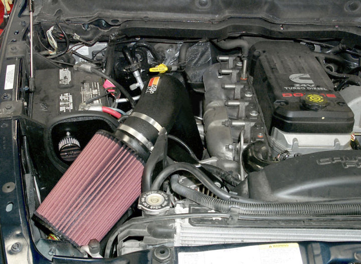 K&N 03-07 Dodge Ram 2500/3500 L6-5.9L Performance Intake Kit - Bull Strap