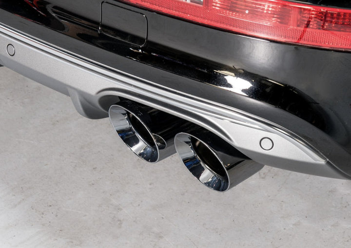 AWE Tuning Audi 8R SQ5 Touring Edition Exhaust - Quad Outlet Diamond Black Tips - Bull Strap