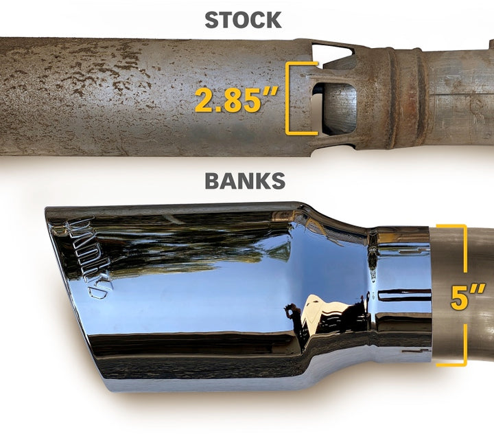 Banks Power 17-19 Chevy Duramax L5P 2500/3500 Monster Exhaust System - Bull Strap