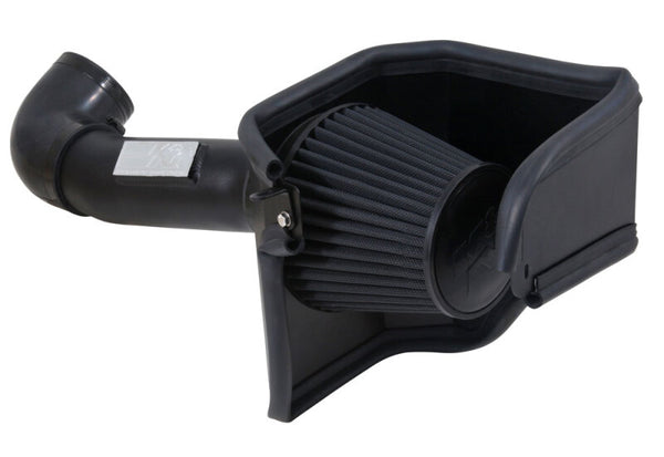 K&N Dodge/Chrysler 5.7/6.1L V8 Black Performance Intake Kit - Bull Strap