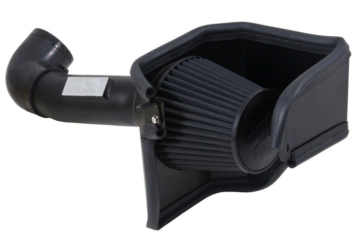 K&N Dodge/Chrysler 5.7/6.1L V8 Black Performance Intake Kit - Bull Strap