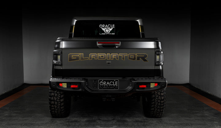 Oracle 2020+ Jeep Gladiator JT Flush Mount LED Tail Lights -  Tinted Lens - Bull Strap
