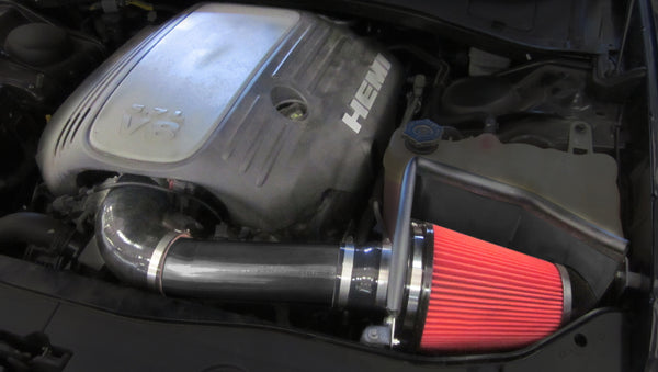 Corsa Apex 11-17 Dodge Charger/Challenger R/T 5.7L V8 DryTech 3D Metal Intake System - Bull Strap