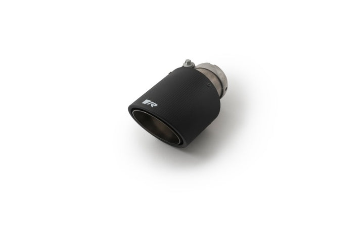 Remus Carbon 102mm Angled Titanium Internals w/Adjustable Clamp Tail Pipe (Single) - Bull Strap