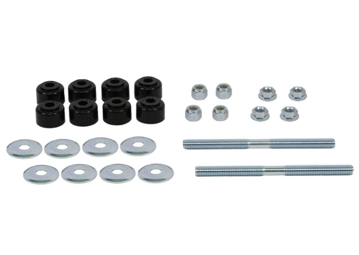 Whiteline Plus Universal Sway Bar Link Threaded Rod w/ Poly Bushes 140mm - Bull Strap