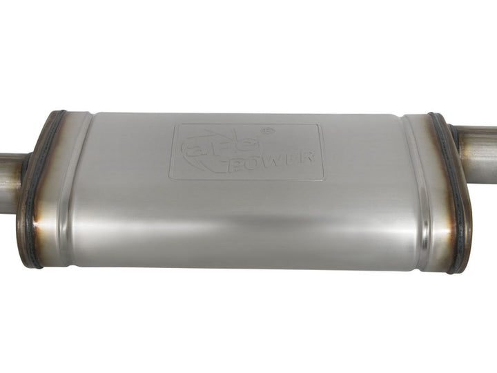 aFe ROCK BASHER 2.5in 409 SS Cat-Back Exhaust - 16-20 Toyota Tacoma L4-2.7L / V6-3.5L - Bull Strap