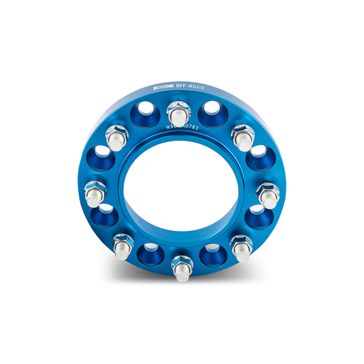 Borne Off-Road Wheel Spacers - 8X170 - 125 - 38.1mm - M14 - Blue - Bull Strap