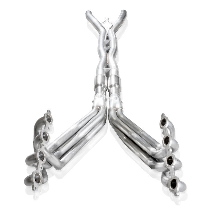 Stainless Works Corvette C7 2014+ Headers 1-7/8in Primaries 3in Collectors High-Flow Cats X-pipe - Bull Strap