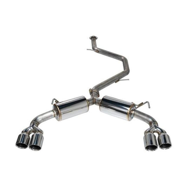 Remark 2019+ Toyota Corolla Hatchback Quad-Exit Cat-Back Exhaust Stainless Steel - Bull Strap