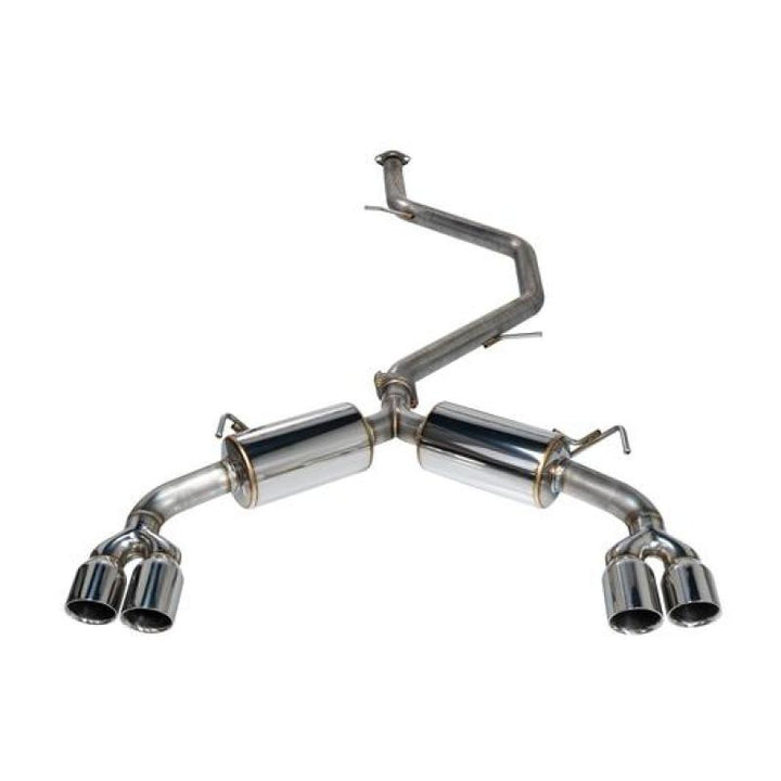 Remark 2019+ Toyota Corolla Hatchback Quad-Exit Cat-Back Exhaust Stainless Steel - Bull Strap
