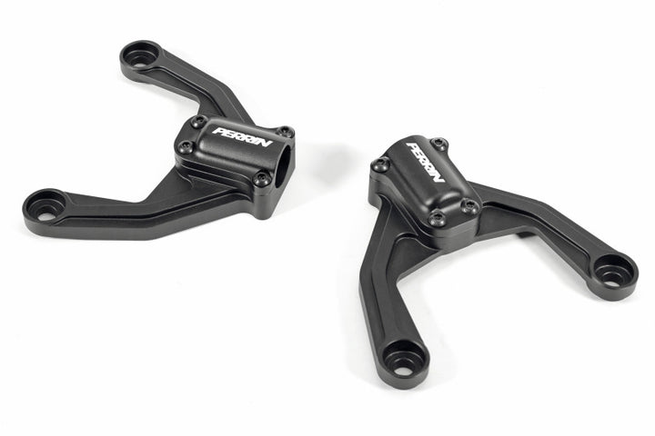 PERRIN 22-25 Subaru WRX Rear Shock Tower Brace - Black - Bull Strap
