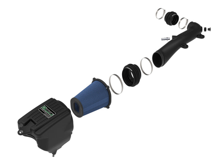 aFe Quantum Pro 5R Cold Air Intake System 18-19 Jeep Wrangler (JL) V6-3.6L - Bull Strap