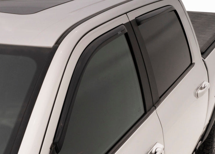 AVS 01-04 Toyota Hilux Double Cab Ventvisor In-Channel Front & Rear Window Deflectors 4pc - Smoke - Bull Strap