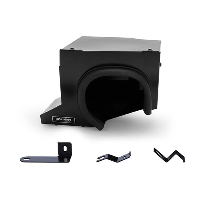 Mishimoto 2016 Ford Focus RS 2.3L Performance Air Intake Kit - Wrinkle Nitrous Blue - Bull Strap
