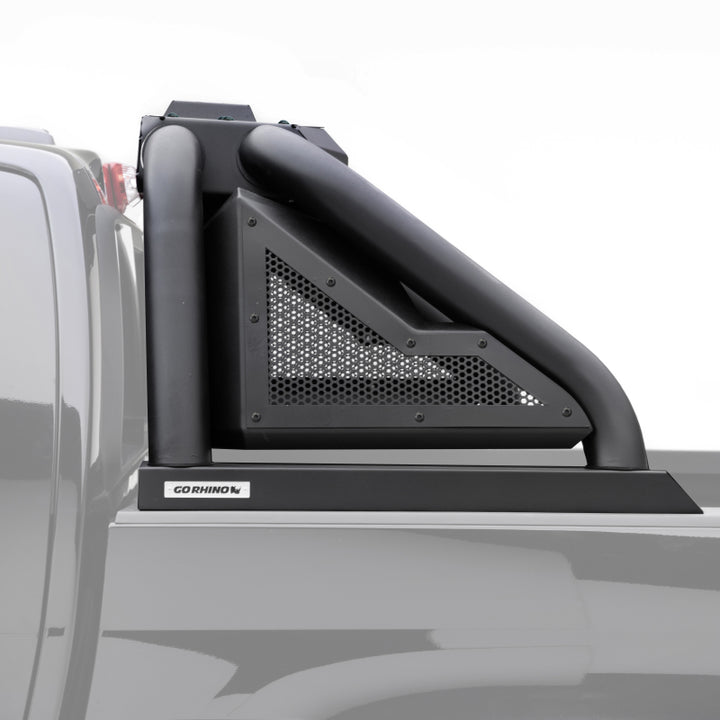 Go Rhino 19-20 Ram 1500 Sport Bar 2.0 (Full Size) - Tex Blk - Bull Strap