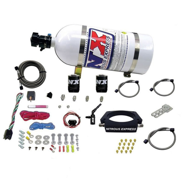 Nitrous Express 2014+ Chevrolet Corvette C7 Nitrous Plate Kit (50-300HP) w/10lb Bottle - Bull Strap