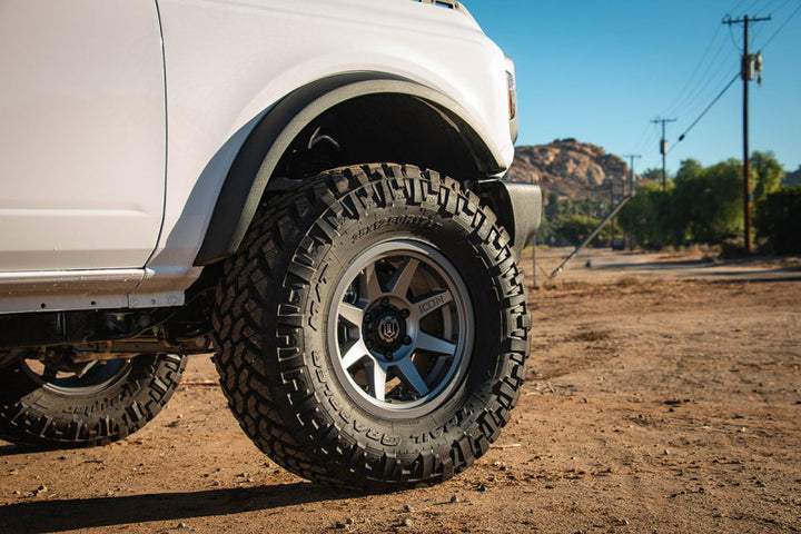 ICON 2021+ Ford Bronco 3in Lift C/O Spacer Kit - Bull Strap