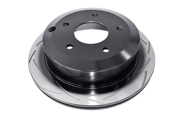 DBA 2005 Pontiac GTO T-Slot Uni-Directional Rear Slotted Rotor - Bull Strap
