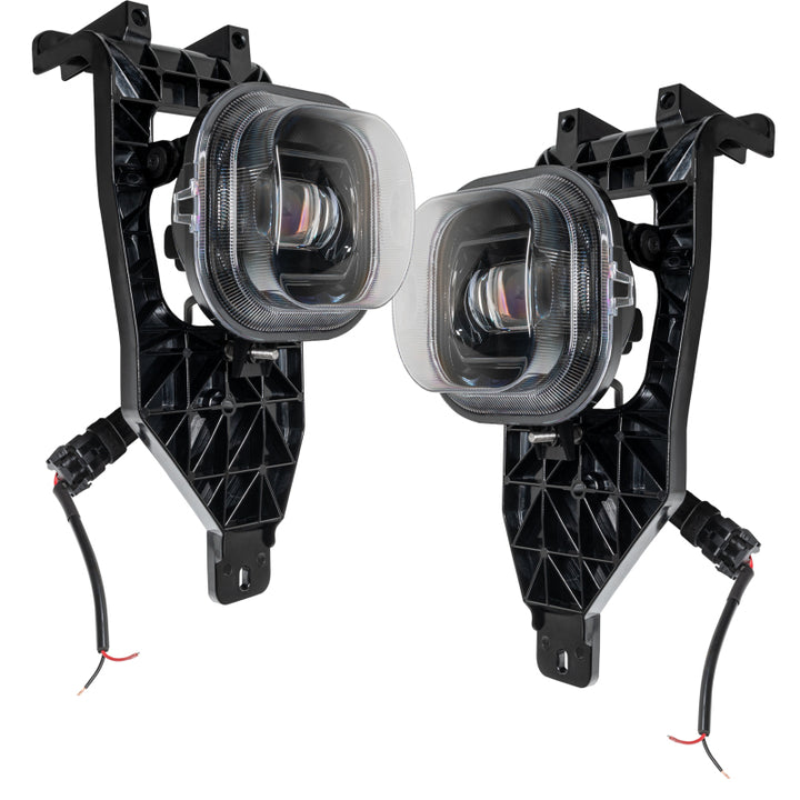 Oracle 05-07 Ford Superduty High Powered LED Fog (Pair) - 6000K - Bull Strap
