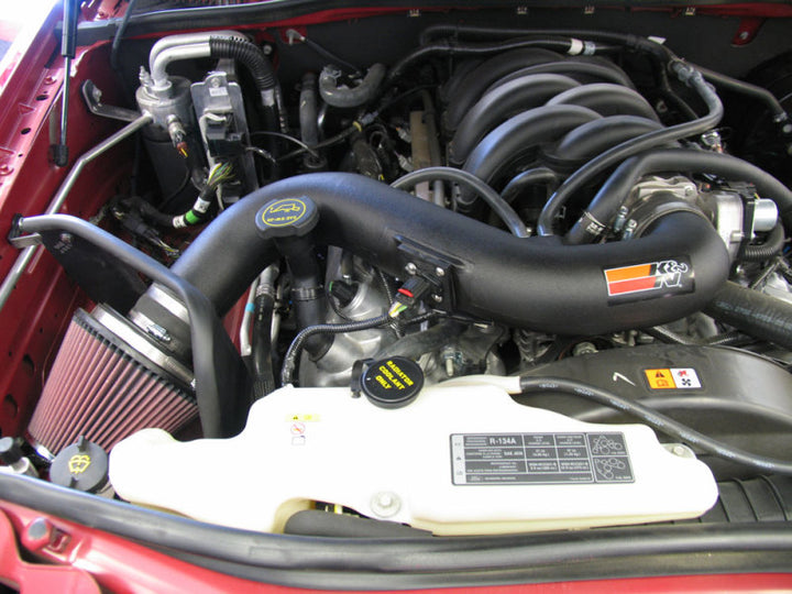 K&N 06-07 Ford Explorer V8-4.6L Performance Intake Kit - Bull Strap