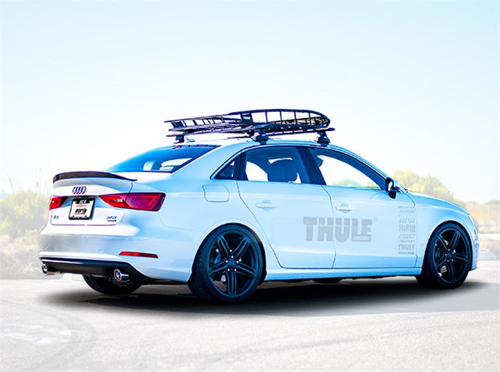 Borla 14-16 Audi A3 Quattro 2.0L Turbo AT/MT RWD 4DR S-Type Cat-Back Exhaust Single Split Rear Exit - Bull Strap