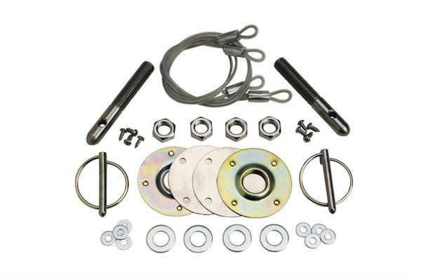 Ford Racing Hood Latch & Pin Kit - Bull Strap