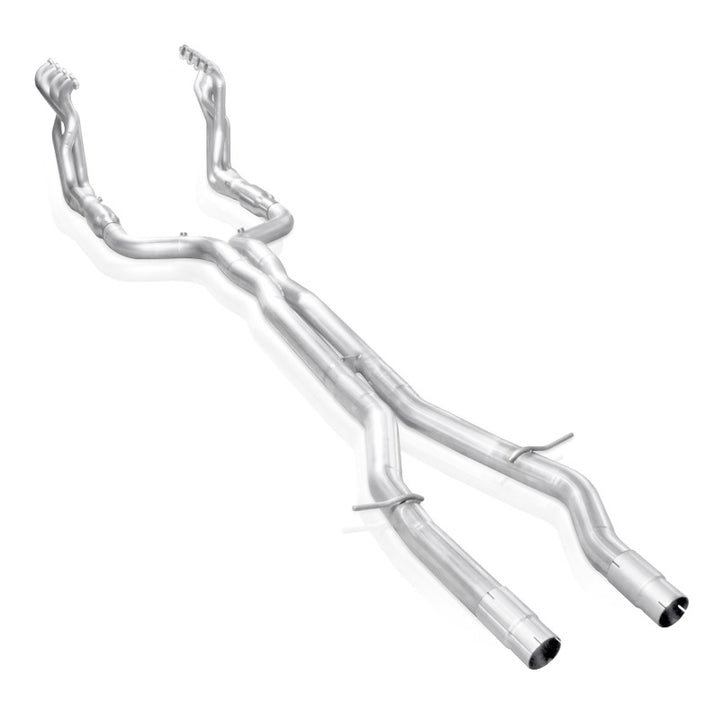 Stainless Works 2016-18 Cadillac CTS-V Sedan Headers 2in Primaries 3in Catted Leads Into X-Pipe - Bull Strap