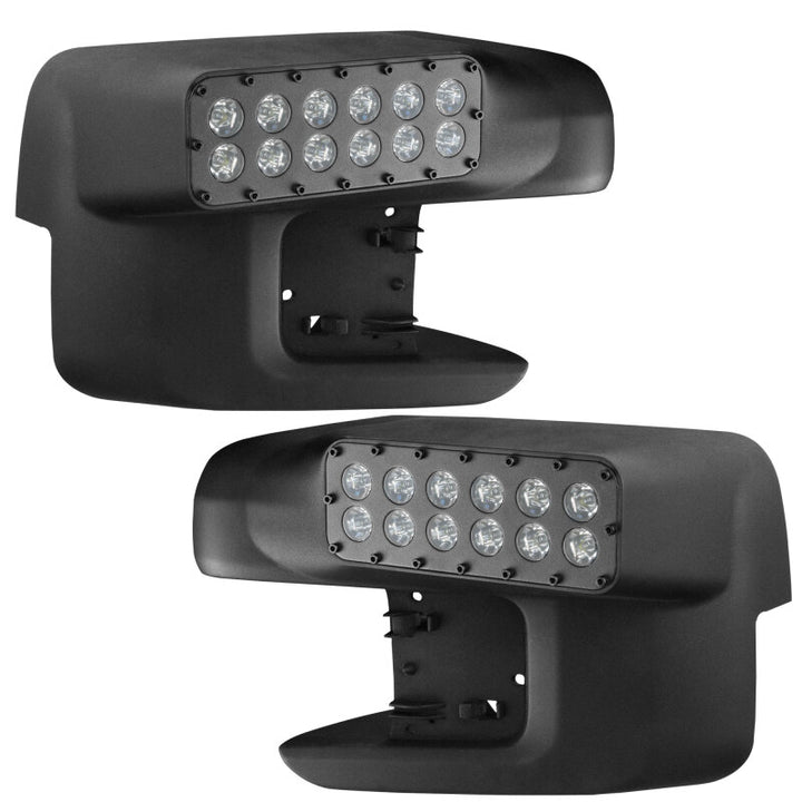 Oracle 21-25 Ford F150 LED Off-Road Side Mirror Ditch Lights - White LED - Bull Strap