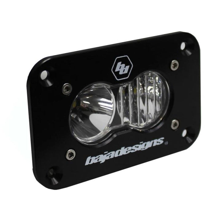 Baja Designs S2 Sport Flush Mount Driving Combo Pattern LED Work Light - Clear - Bull Strap