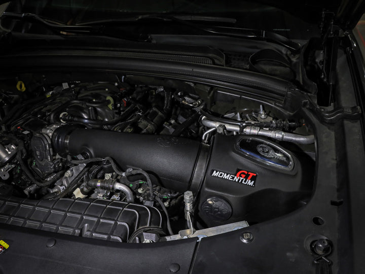 aFe Momentum GT Pro 5R Intake System 22-23 Jeep Grand Cherokee (WL) V6-3.6L - Bull Strap
