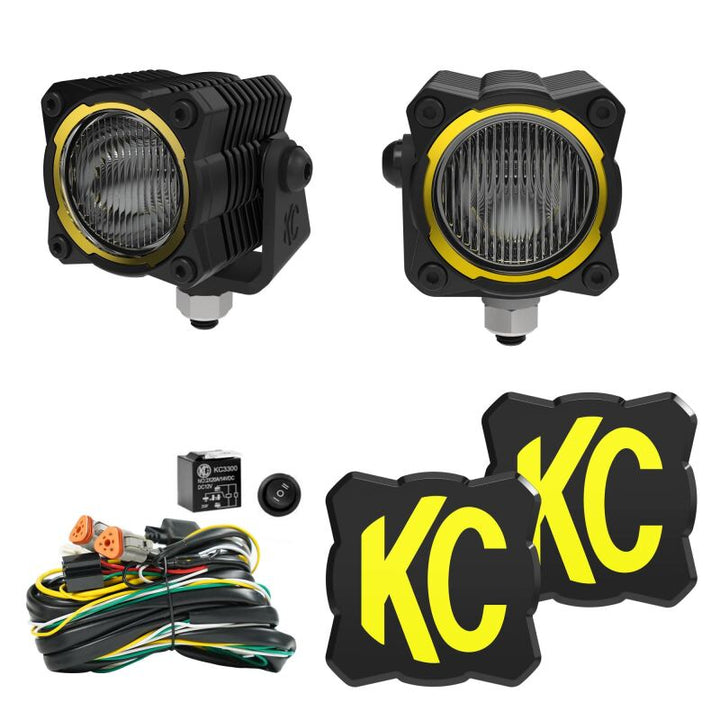 KC HiLiTES FLEX ERA 1 - Standard Backup Light Kit - Bull Strap