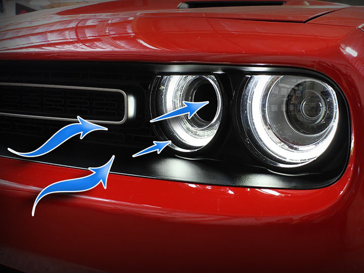 aFe Momentum GT Air Scoop 2019+ Dodge Challenger R/T V8-6.4L HEMI w/ Scat Pack - Bull Strap