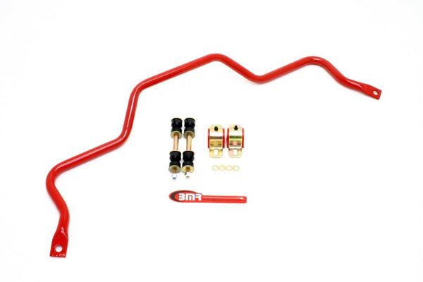 BMR 82-02 3rd Gen F-Body Rear Hollow 25mm Sway Bar Kit w/ Bushings - Red - Bull Strap